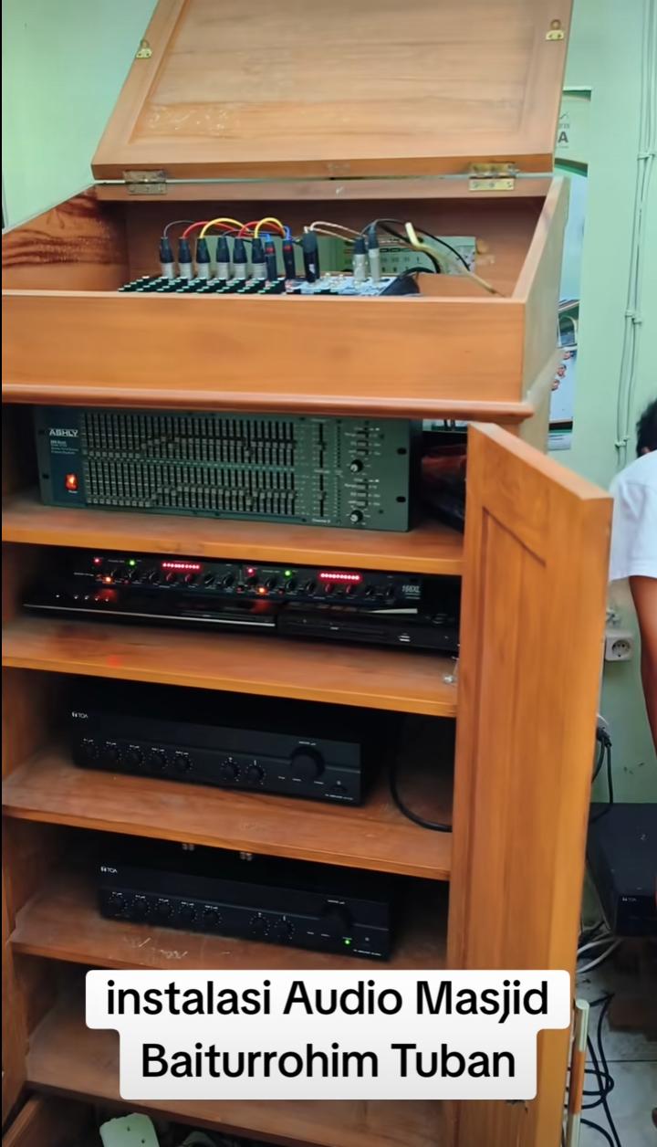 Instalasi Audio Masjid Agung Baitur Rohman